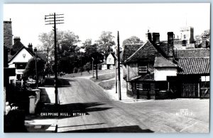 Essex England Postcard Chipping Hill Witham Braintree District c1950s RPPC Photo