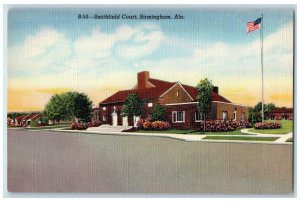 c1940's Smithfield Court Roadside Birmingham Alabama AL Unposted Postcard 