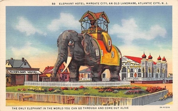 Elephant Hotel, Margate City in Atlantic City, New Jersey