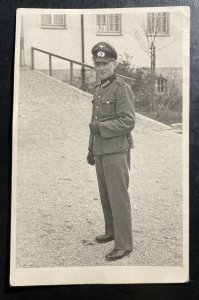 Mint Germany Real Picture Postcard WWII German Officer 1941