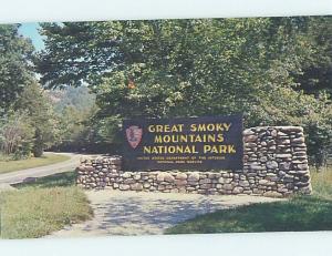 Pre-1980 GREAT SMOKY MOUNTAINS NATIONAL PARK Cherokee North Carolina NC HJ7494