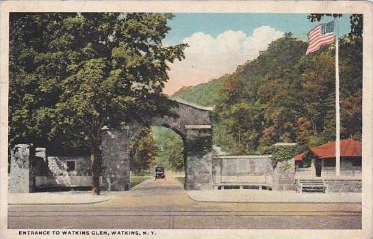 New York Watkins Glen Entrance