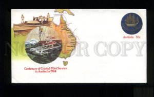 162557 AUSTRALIA 1984 Ships POSTAL COVER Centenary of Coastal