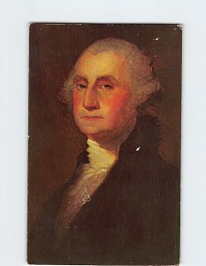 Postcard George Washington By Gilbert Stuart, Morristown, New Jersey