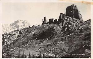 CORTINA VENETO ITALY CINQUE TORRI PHOTO POSTCARD c1910s