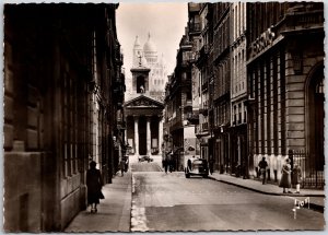 Rue Laffitte Eglise Notre Dame De Lorette Et Basilique Real Photo RPPC Postcard