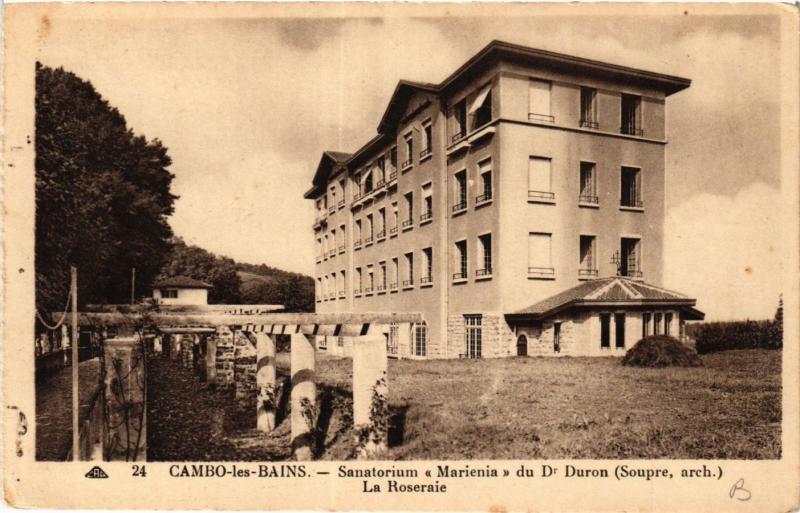CPA CAMBO-les-BAINS Sanatorium Marienia du Dr Duron-La Roseraie (411864)