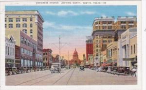 Texas Austin Congress Avenue Looking North