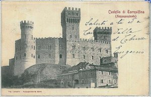 35832 vintage VITERBO POSTCARD - 1902 aquapendent-