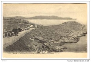 Vue Sur Le Phare Et l'Hotel Christophe-Colombo, Calvi (Haute-Corse), France, ...