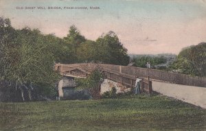 FRAMINGHAM, Massachusetts, PU-1911; Old Grist Mill Bridge