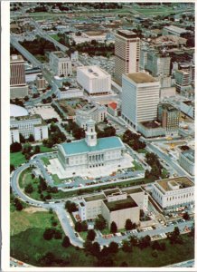 Postcard TN Nashville - Aerial of Downtown