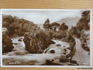 c1934 RPPC - Falls of Leny