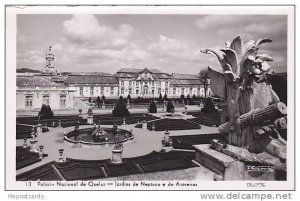 RP; Palacio Nacional de Quebec, Jardins de Neptuno e de Azereiros, Lisboa, Po...