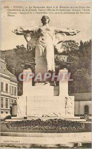 Old Postcard The high Vienna Monument of Memory and Glory Fighters of the Gre...