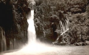 Vintage Postcard 1910's La Tzararacua Uruapan Michoacan Chavez Ruiz Mexico RPPC