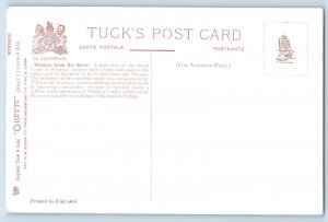 Berkshire England Postcard Windsor Castle from the River c1910 Oilette Tuck Art