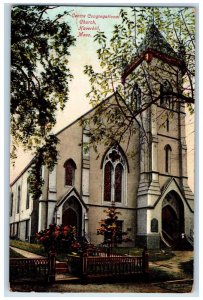 1908 Centre Congregational Church Haverhill Massachusetts MA Antique Postcard 