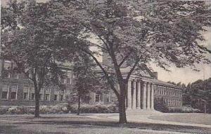 New York Buffalo Front Main Building Thru Trees State Teachers College Albertype