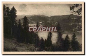 Old Postcard Titisee mit Feldberg