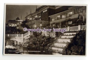 tq1941 - Hants - The Illuminated Cascade and Pavilion, Bournemouth - Postcard