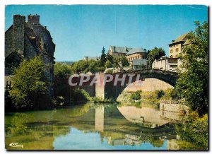 Modern Postcard Mende Lozere The bridge Notre Dame on the Lot