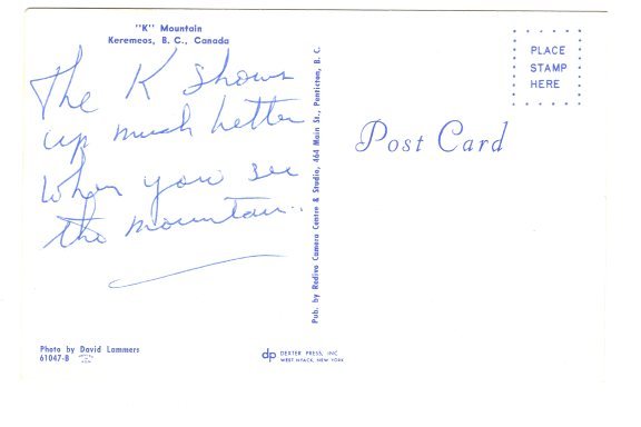 K Mountain, Keremeos, British Columbia,