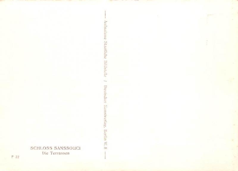Schloss Sanssouci - printed photo