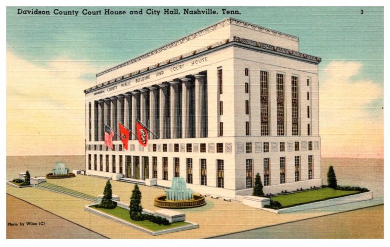 Tennessee Nashville  Davidson County Court House , City Hall