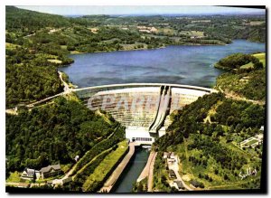 Postcard Modern Dam Bort Correze and restraint