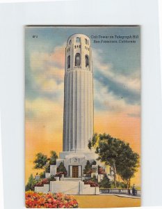 M-190970 Coit Tower on Telegraph Hill San Francisco California USA