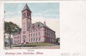 Massachusetts City Hall Greetings From Cambridge