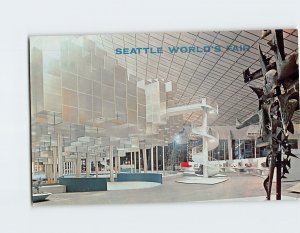 Postcard Interior of Washington State Coliseum, Seattle World's Fair, Washington