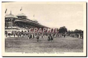 Old Postcard Horse Riding Equestrian Deauville l & # 39hippodrome grandstand
