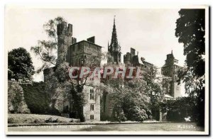 Old Postcard Cardiff Castle from the west