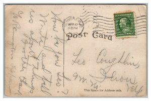 Postcard IA Sioux City Iowa C&NW Passenger Railroad Train Station c1909 View L26