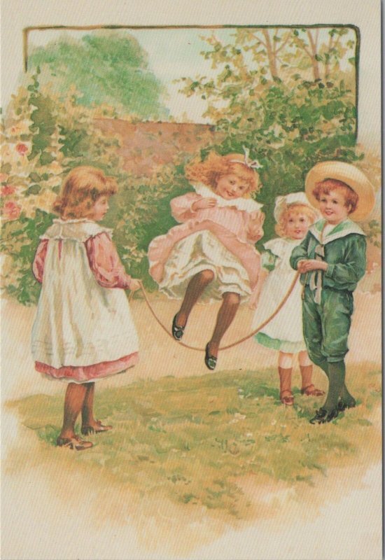 Children's Art Postcard - Childhood Memories, High Jump RR17339