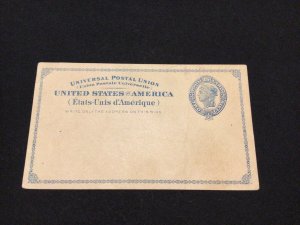 United States of American 1879  PC3 unused postal card  Ref 59096  
