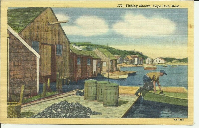 Cape Cod, Mass., Fishing Shacks