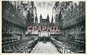 Modern Postcard St Georges Chapel Windsor Castle