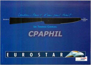 Modern Postcard 15 July, 15 September Paris London A 2 R for Eurostar Train 990F