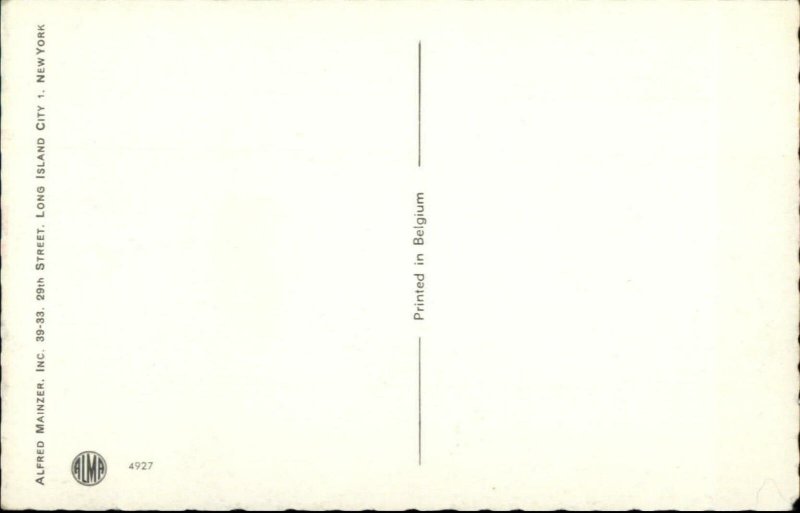 Mainzer Cat Fantasy Garden Scene #4927 Postcard