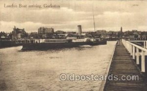 London Boat, Gorleston Steamer, Steamers, Ship Unused 