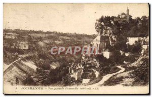 Old Postcard Rocamadour of Vue Generale & # 39Ensemble