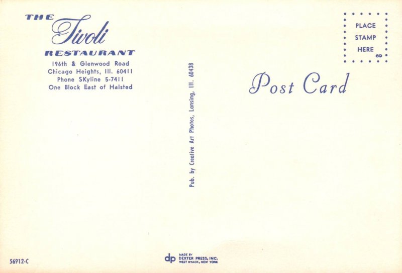 Tivoli Restaurant,Chicago Heights,IL