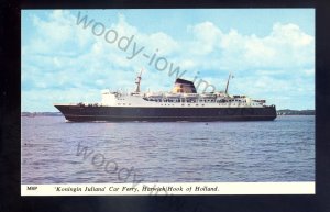 f2373 - Dutch Car Ferry - Koningin Juliana - Harwich/Hook of Holland - postcard
