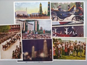 1921 JAPAN EMPEROR HIROHITO visit UK PC Oxford University SHOWA Tokyo Station