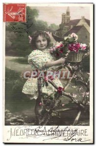 Fantasy - Children - Girl - Happy Birthday - Lehman - - Old Postcard