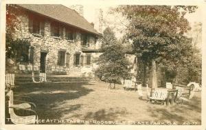 1940s Harris County Terrace Tavern Roosevelt State Park Georgia RPPC 6446 Cline