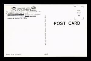 CRAWFORD MOTEL CENTRAL CITY NEBRASKA